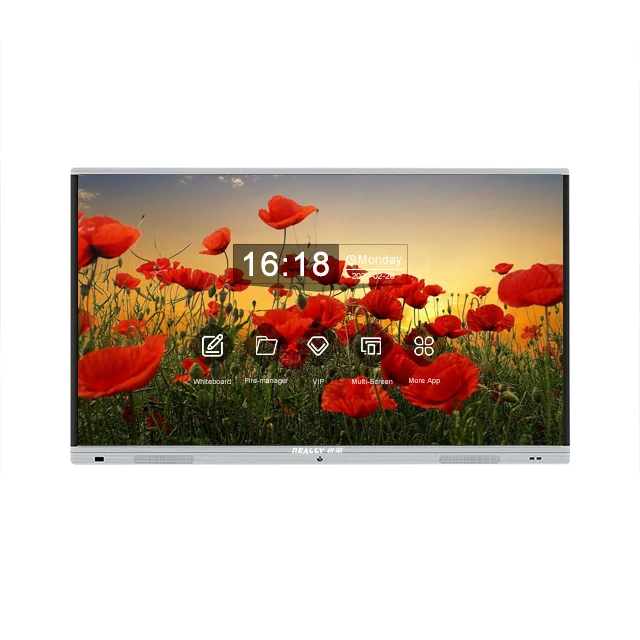 
Customzied 65 Inch Smart Digital LCD Whiteboard FHD Multi Interactive Writing Board for Home Using 