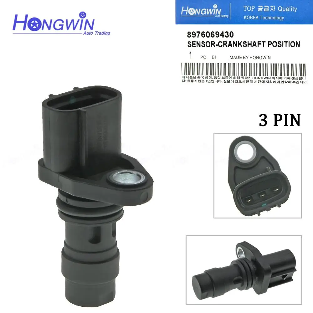 8-97606943-0 8976069430 Crankshaft Position Sensor Revolution 700 P For I-suzu 4HK1 6HK1 Hino KOMATSU KOBELCO C-hevrolet G-MC