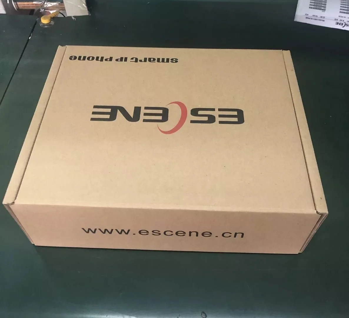 Escene  ES380-PG Gigabit Office IP Phone Support 6 SIP Accounts  HD Voice POE Desktop Home Phone