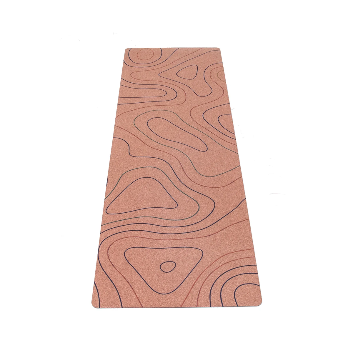 Professional Factory Cheap Price Eco Friendly Natural Rubber Recycled Cork Yoga Matt Wheel Block Yoga Mat Set