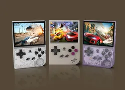 Hot sales RG35xx 3.5 Inch retro portable handheld Game console wireless and wired gamepad  connection support with Linux system