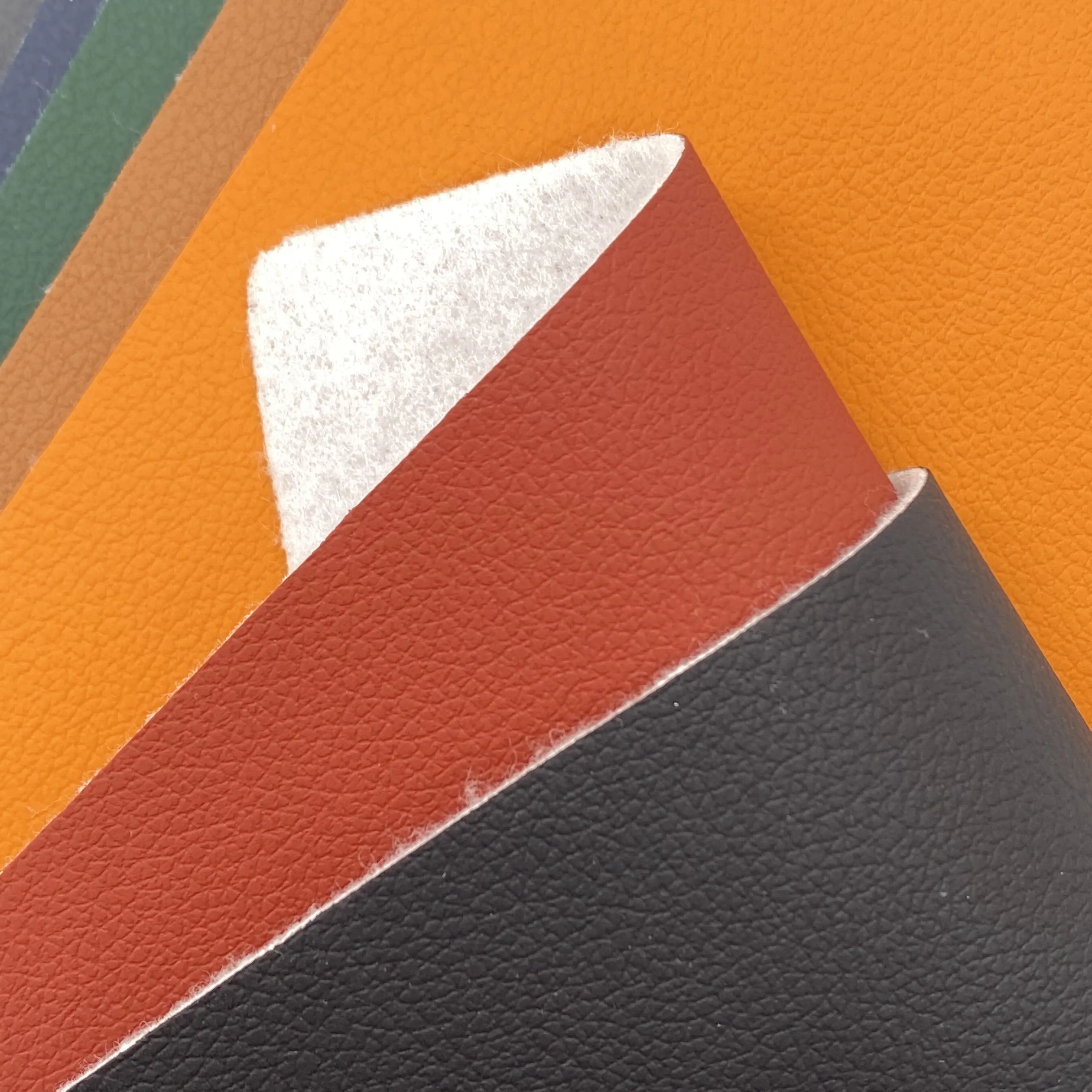 New product litchi pattern cat grab skin feel skin -friendly super soft pure rubber -wear resistanc synthetic leather for sofa