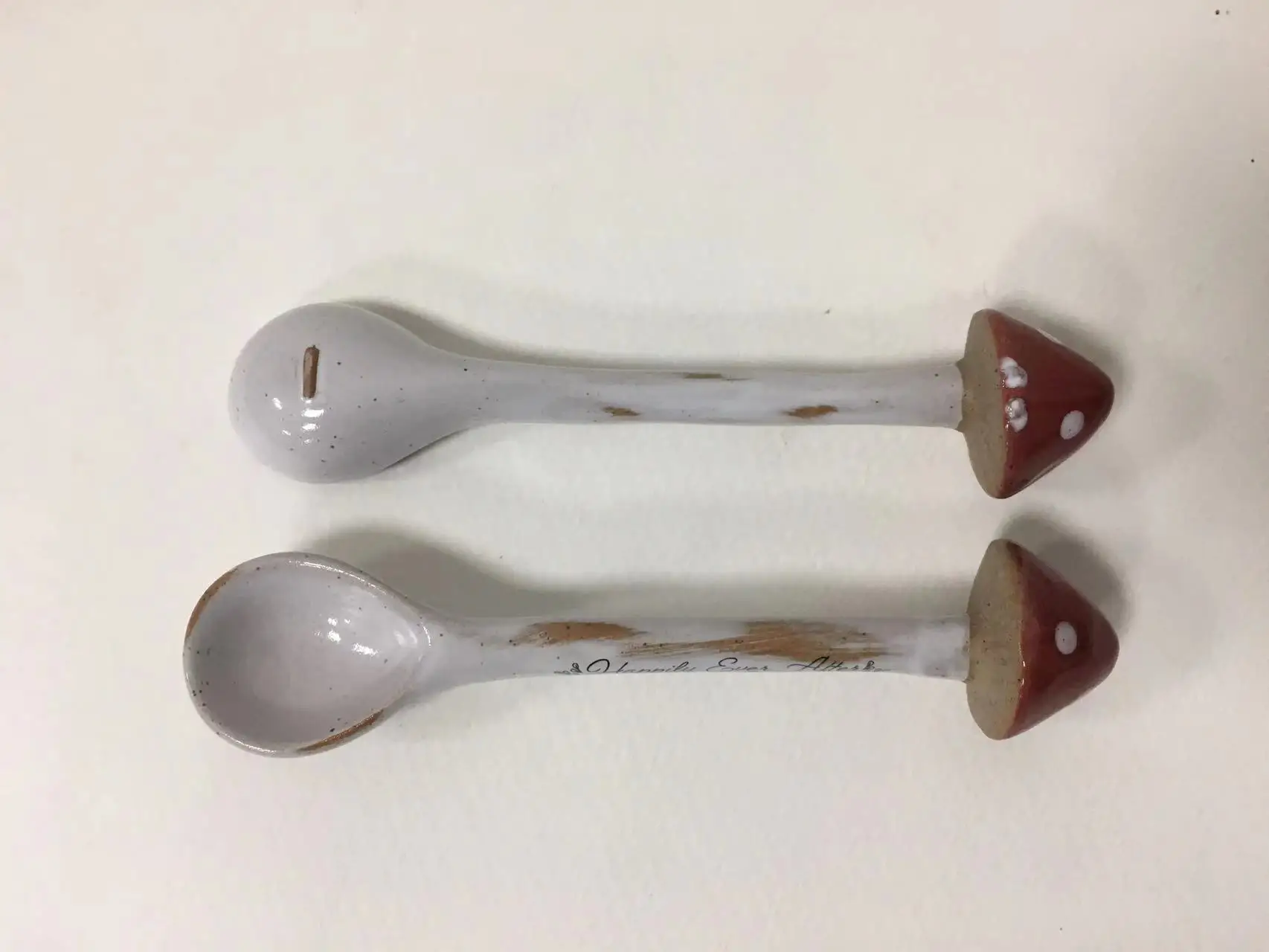 Spring Mushroom Spoons Dinnerware Lovely Easter Kitchenware