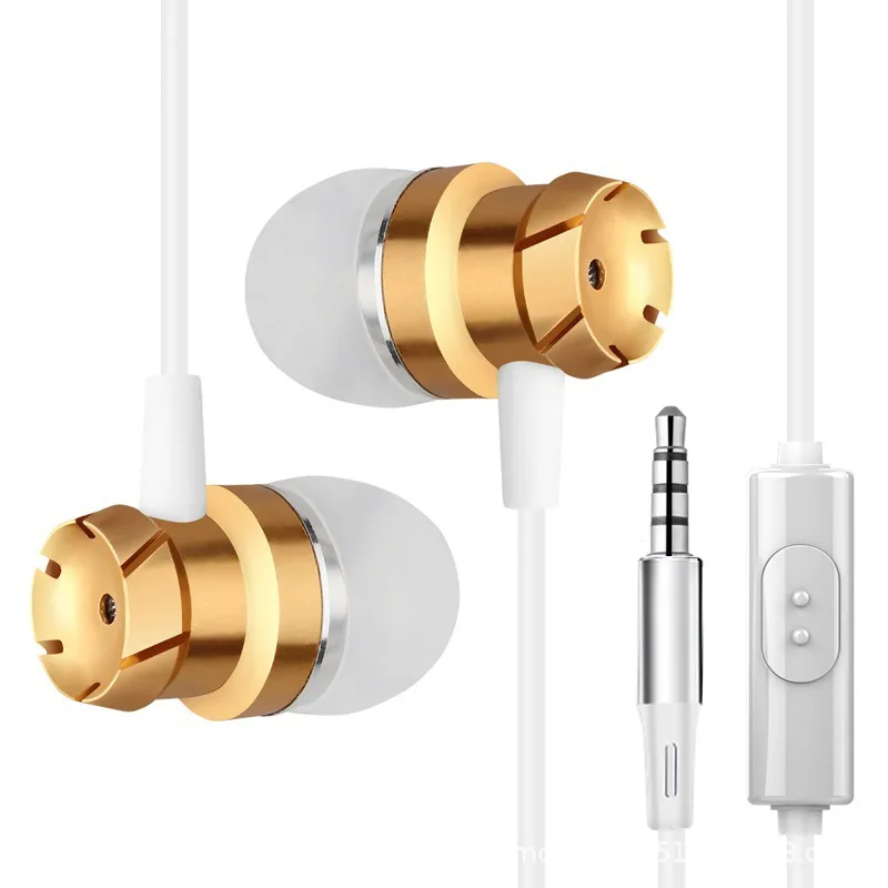 Type-c interface earbuds In-ear headphones with heavy bass K-song cord-controlled headphones
