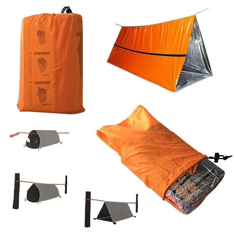Outdoor Survival Sleeping Bag  Waterproof Emergency Shelter Tent