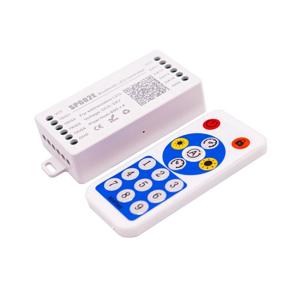WS2812B RGBIC светодиодный контроллер света Bluetooth Музыка WS2811 SK6812 SP602E адресуемый пульт дистанционного управления интеллектуальное приложение