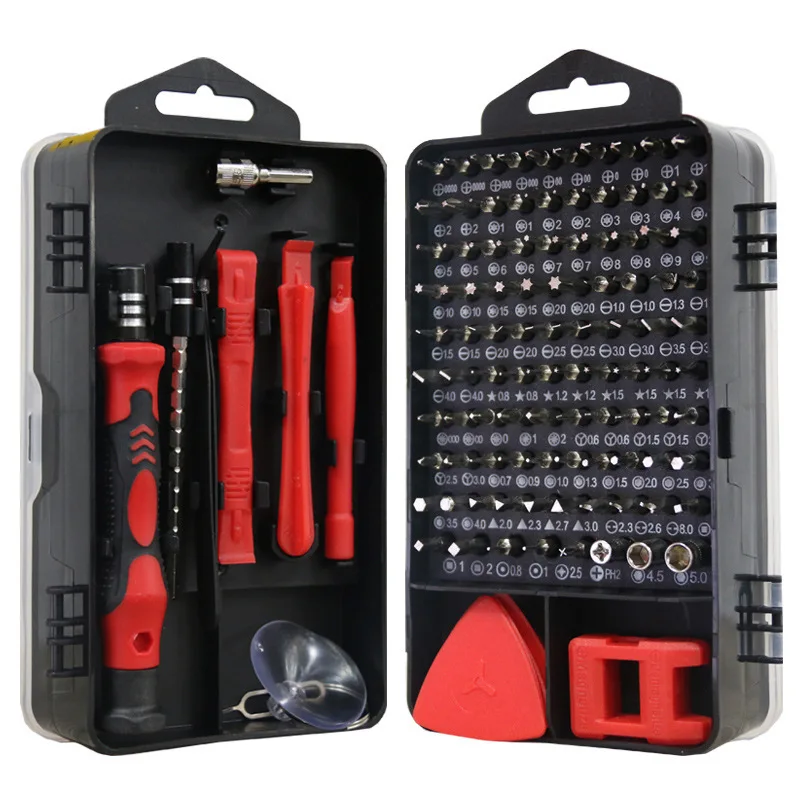 115 in 1 Precision Mini Screwdriver Set Magnetic Torx Screw Bit Set For Phones Disassemble Watch Eyeglass Repair Tools