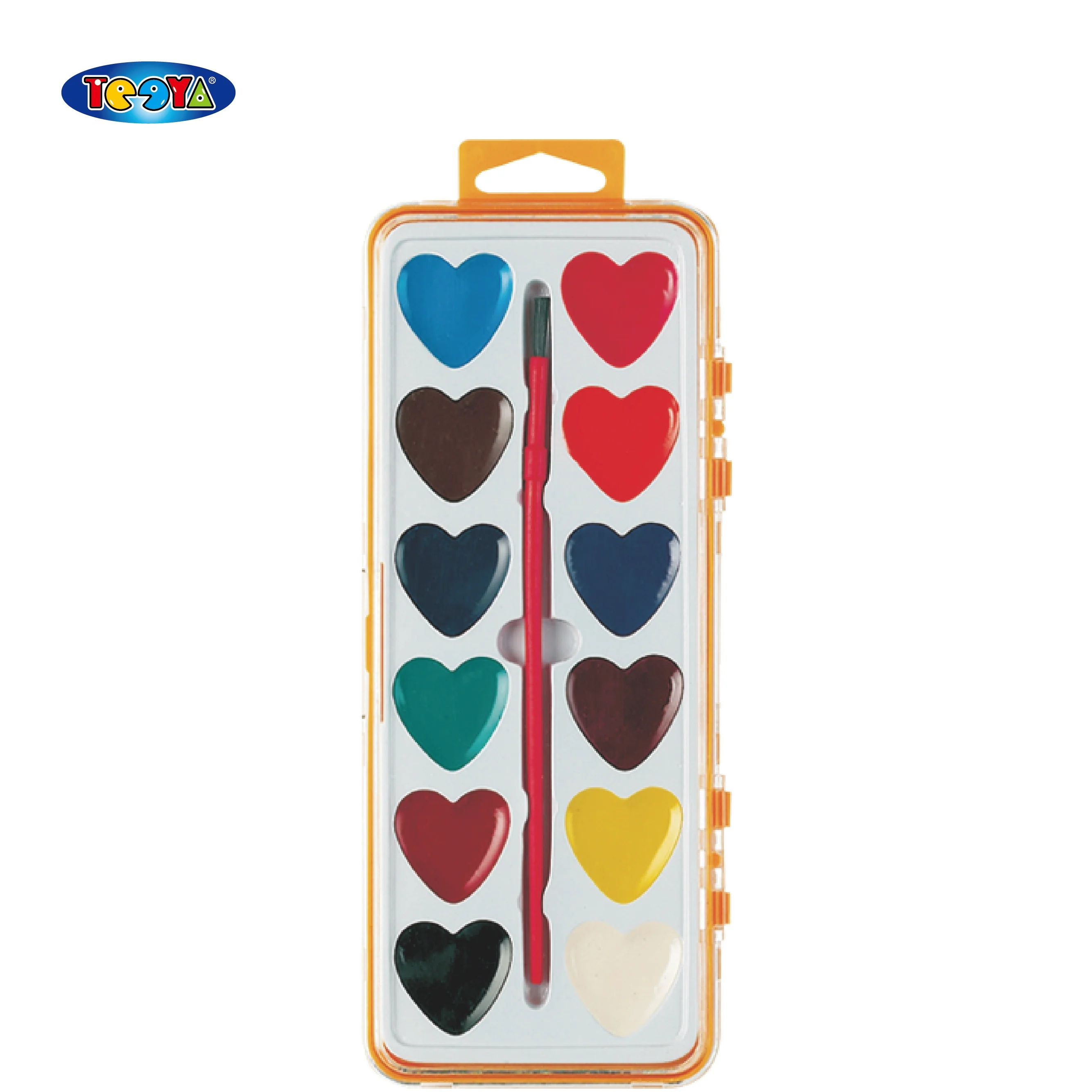 GOOD QUALITY AND REASONABLE PRICE SEMI MOIST WATERCOLOR SET SUPPLIED BY OEM FACTORY