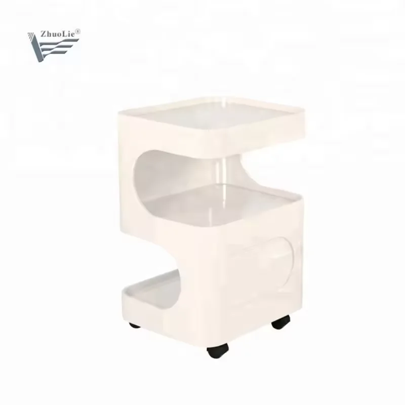 Lux Beauty Salon Wood Beauty Salon Trolley Cart Hair Salon Furniture Wooden Tool Trolley Carts