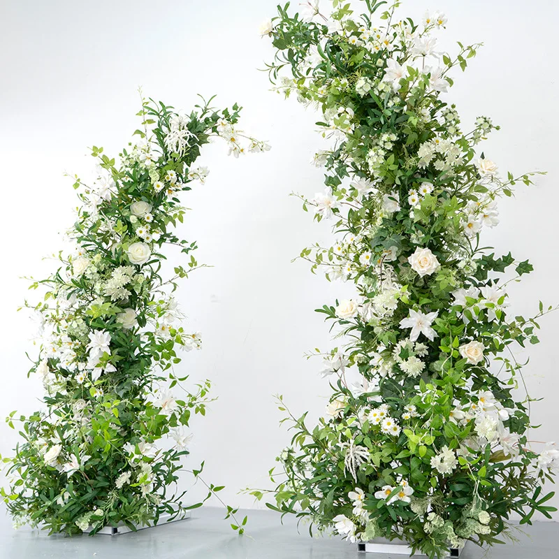 New Arrival Artificial Flowers Arch Stand Greenery Arch Wedding Arch