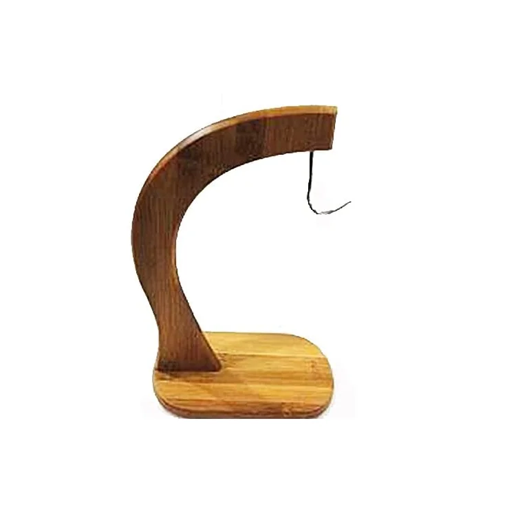 
Wooden banana hanging display stand natural high quality and durable fruit and vegetable display stand 
