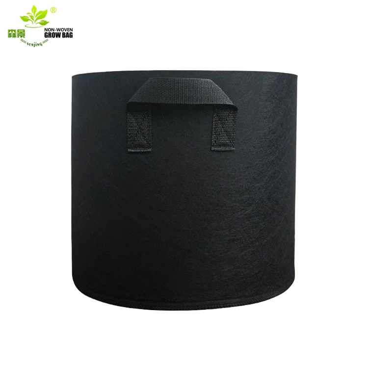 Custom Gallon Biodegradable Garden Indoor Seedling Bag Mushroom Fabric Pot Plant Nursery Potato Felt Grow Bag Vegetable Grow Bag