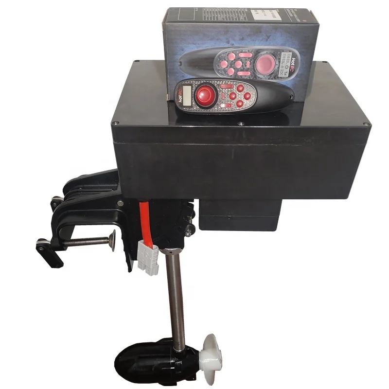 350Lbs DC Boat Remote Control Electric Outboard Trolling Motor 5HP Outboard Engine