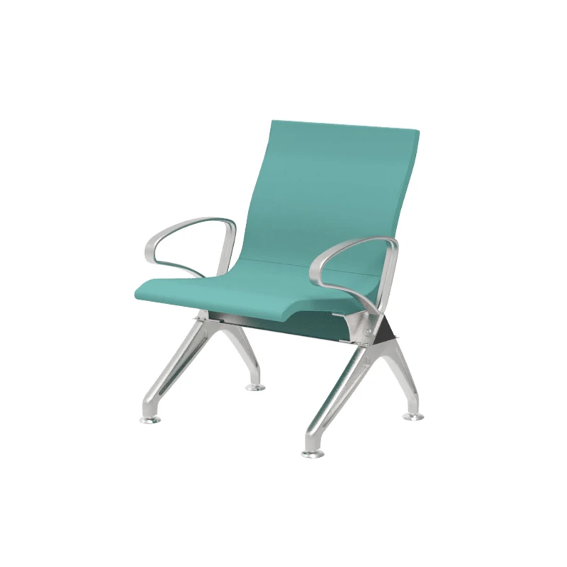 FLYA Wholesale Colourful Cushion Pu Airport Chair Modern Bank Waiting Room Bench Hospital Chair