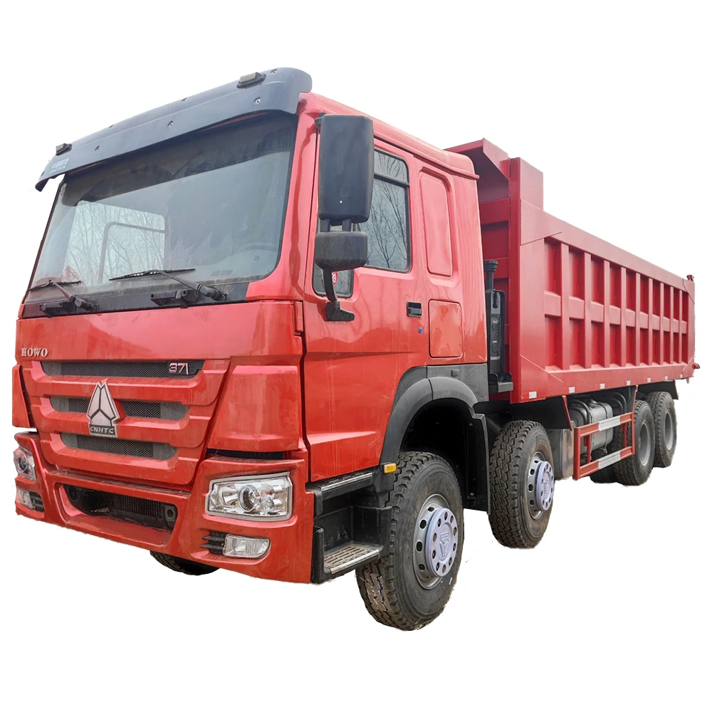 Chinese Sinotruck Howo 371 Used Tipper 8x4 Heavy 30 Cubic Meters 50 Ton Canter Used Dump Truck