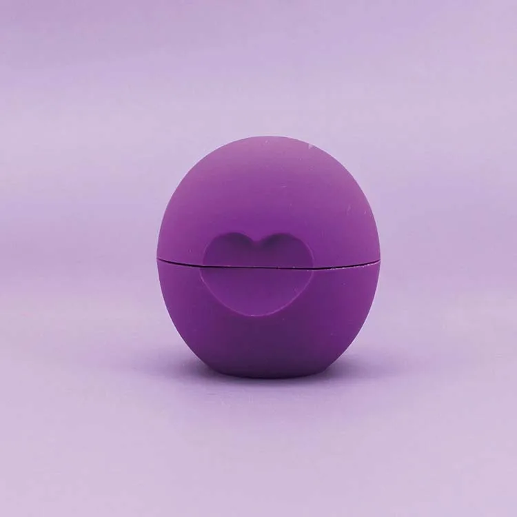 High Quality  Open heart Shape Lovely color lip balm multicolor  lip balm chapstick