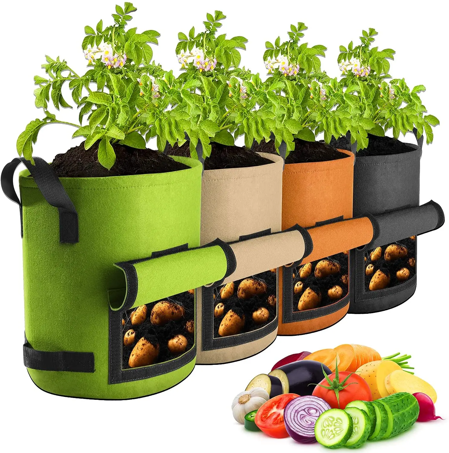 Potato Planter Bag Garden Wholesale Potato Plant Grow Bags Planter Grow Bag