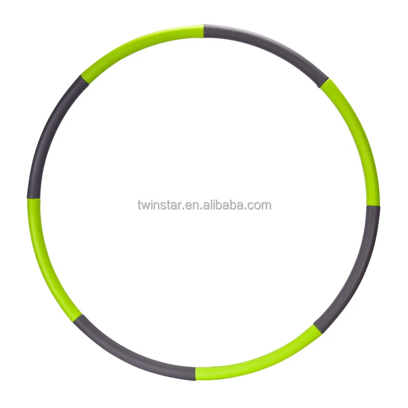 8 Section Smooth Surface Custom Logo Hoola Ring Weighted Hoola Hoop for Exercise
