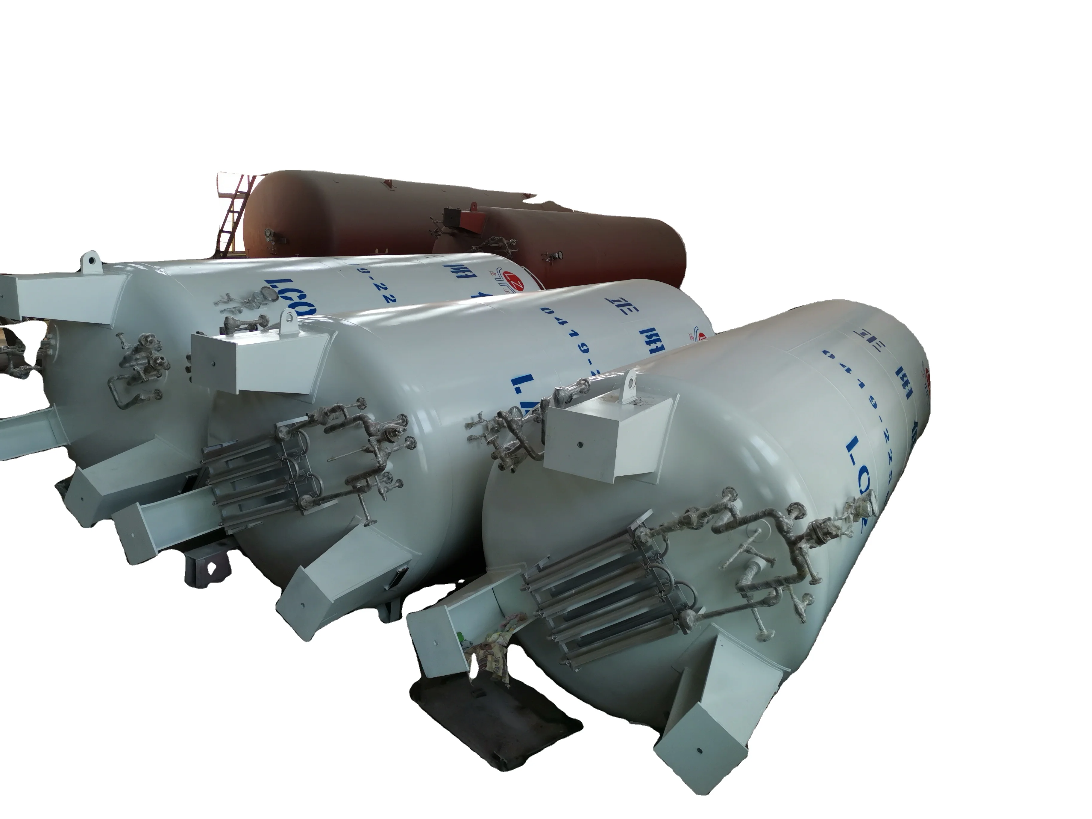 
Cryogenic horizontal storage liquid oxygen/nitrogen/carbon dioxide storage tank 