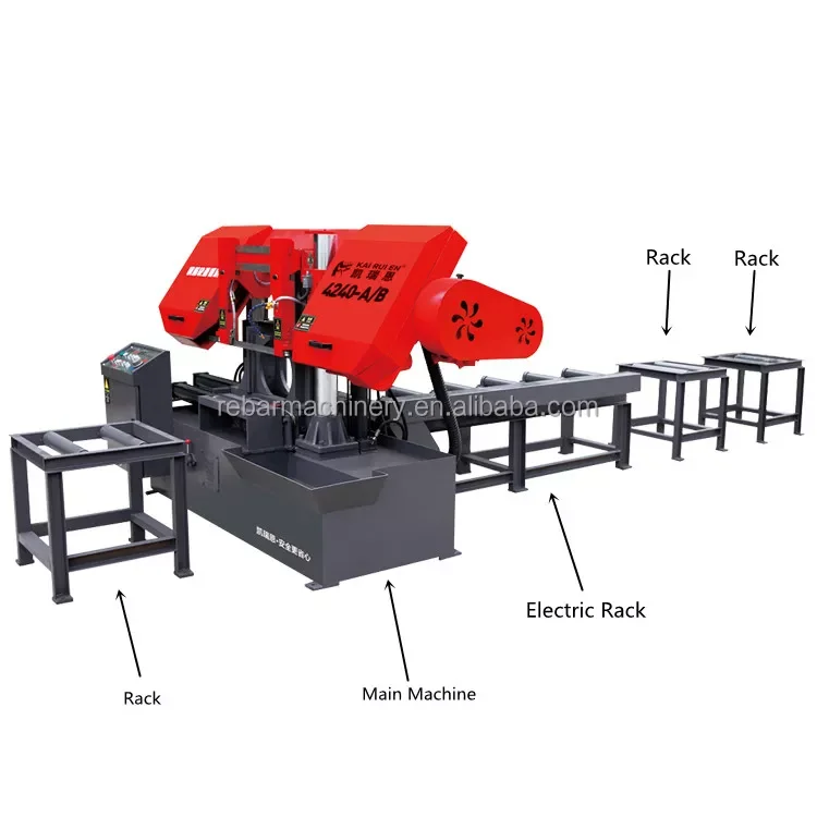 High Quality Automatic Steel Plate Tube Rebar Cut Horizontal Band Saw Machines