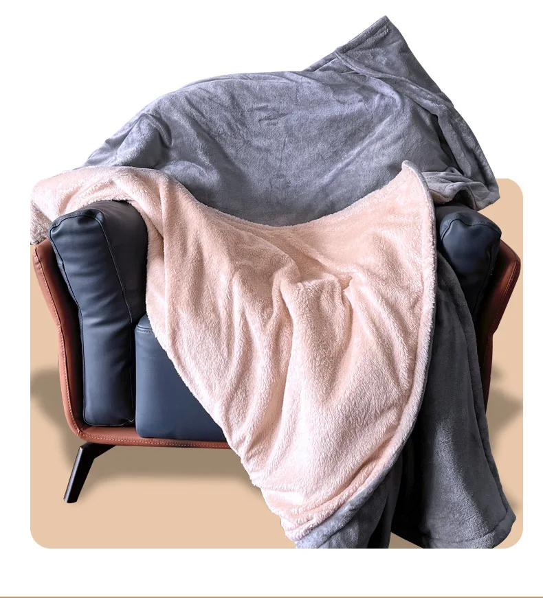 Heated Blanket Electric Throw Soft Fleece Electrical Blanket Composite Cure Under Bed Warmer Electric Throw Blanket Heating Pad
