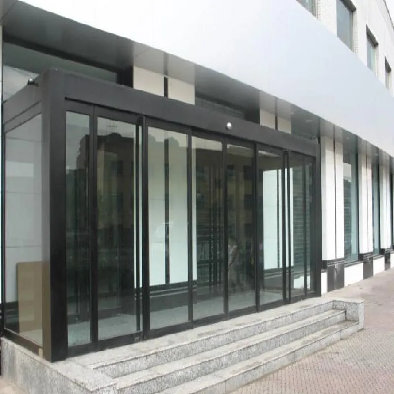 Crystal door Arc door stainless steel automatic induction automatic door unit