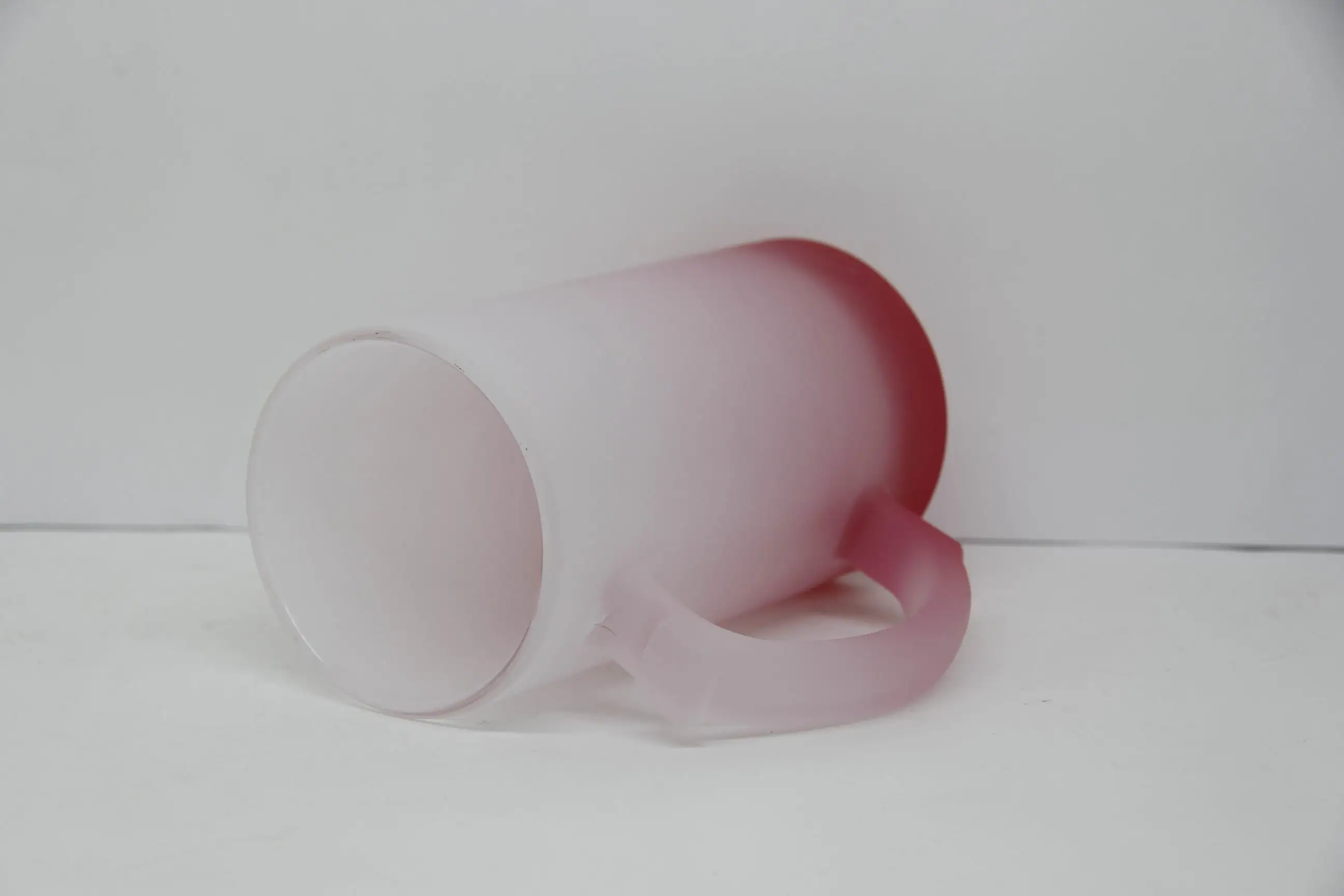 Blank Sublimation Glass Mugs With Handle, 16oz Large Beer Glasses For Freezer