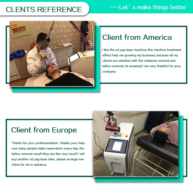 Sincoheren 1064 nm 532nm Q Switch Nd Yag Laser Tattoo Removal Aesthetic Technology Equipment for Medical Clinic