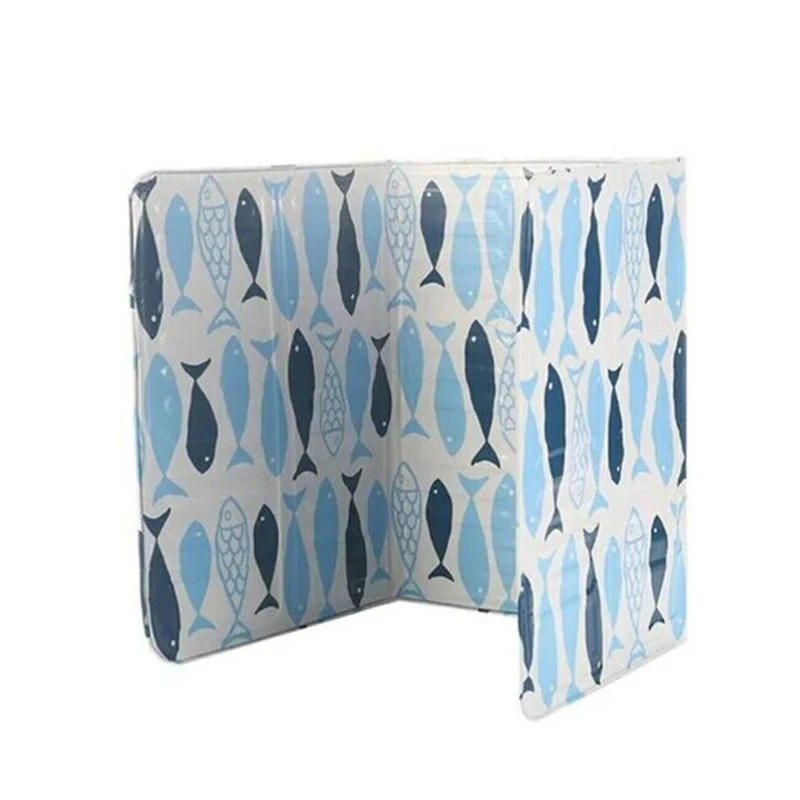 Foldable Kitchen Gas Stove Baffle Plate Board Aluminum Oil Water Splash-proof Protection Screen Heat-resistant Baffle