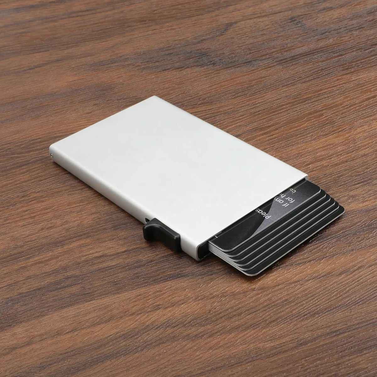 Mens Slim Wallet Money Clip RFID Blocking Credit Card holder Minimalist Wallet genuine leather card holder for Gift