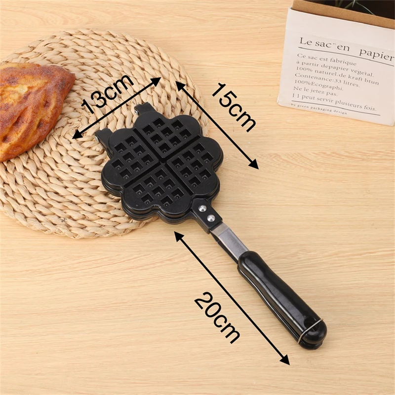 Small Flower Shaped Deep Professional Easter Manual Waffle Maker Pan Non-Toxic and Low Price for Baking Dishes & Pans