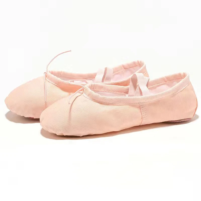 Wholesale Girls Boys Ballet Dance Shoes Canvas Yoga Rhythmic Gymnastics Shoes For Adult/Children