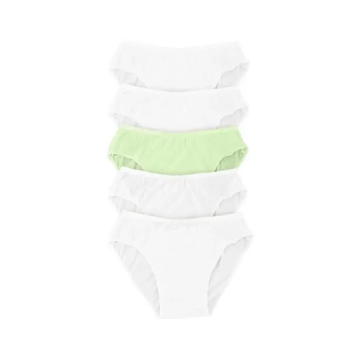 Women Bmama moderate coverage design comfortable to wear cotton panties Full Cotton Disposable Panties 5pcs pack