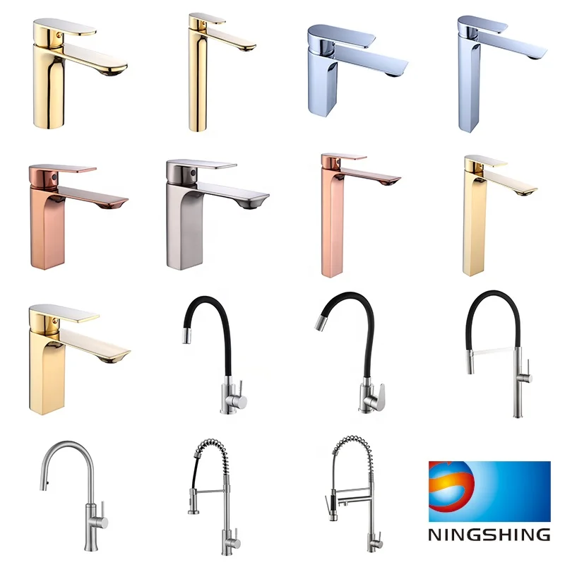 Ningshing 304 SS Mixer Taps High Quality Bathroom Mixer Taps,stainless Tap,wall Mount Waterfall Tap