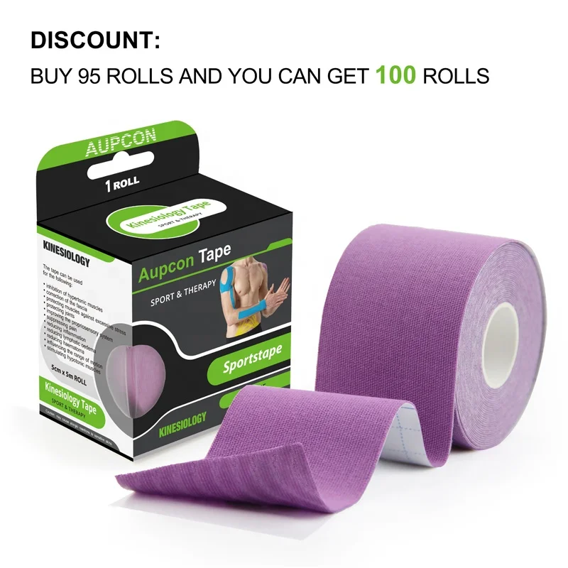 OEM accepted camo  kineiology tape cotton adhesive elastic medical muscle cure support waterproof