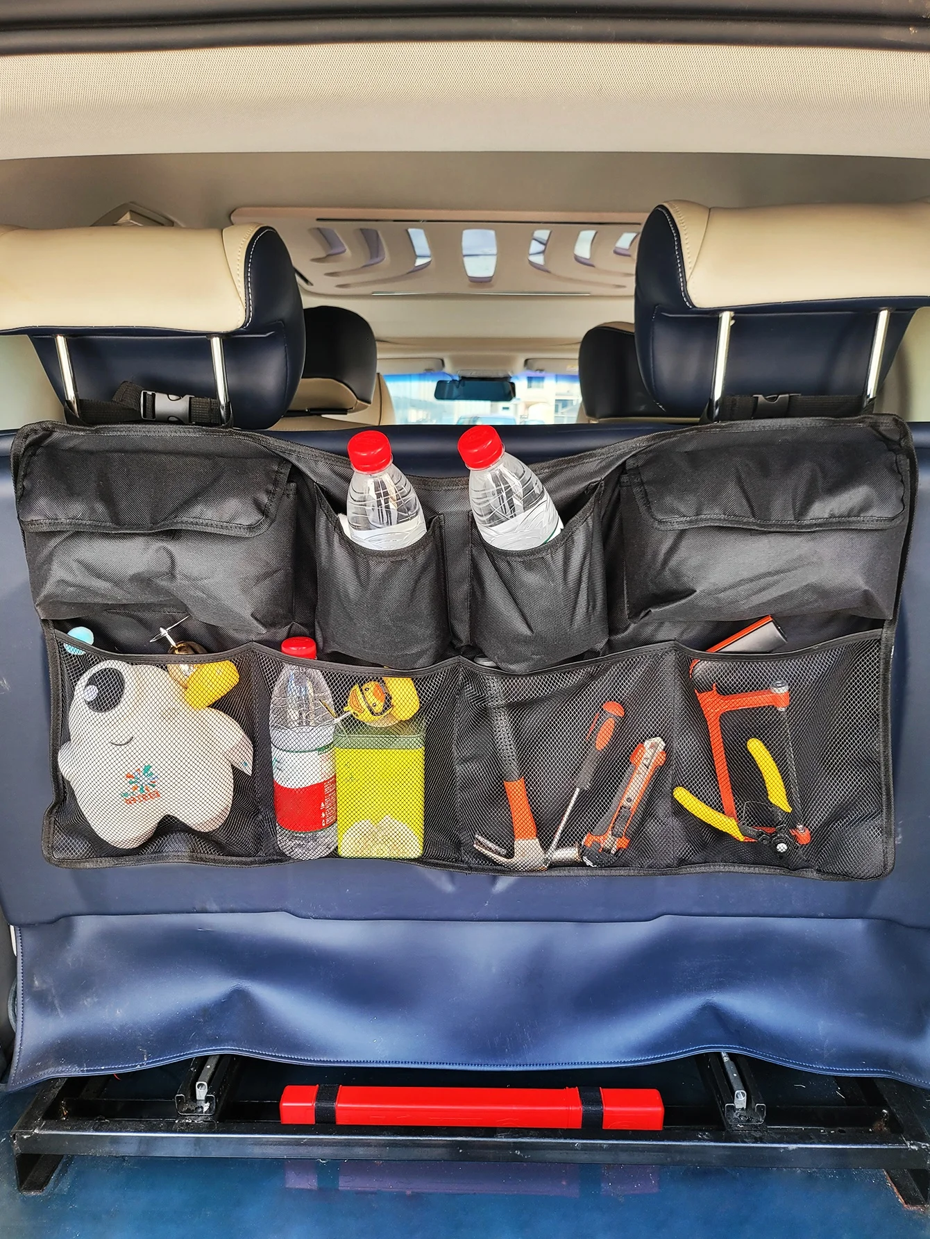 Oxford Fabric Storage Hanging Bag Trunk Organizer Black Multifunction Large Capacity Storage bags