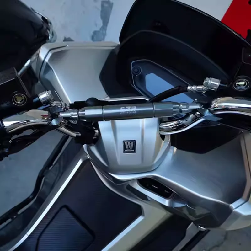 For HONDA PCX 125 150 160 PCX125 PCX150 PCX160 Motorcycle Crossbar Handlebar Extender Light Lamp Bracket Phone Stand GPS Holder