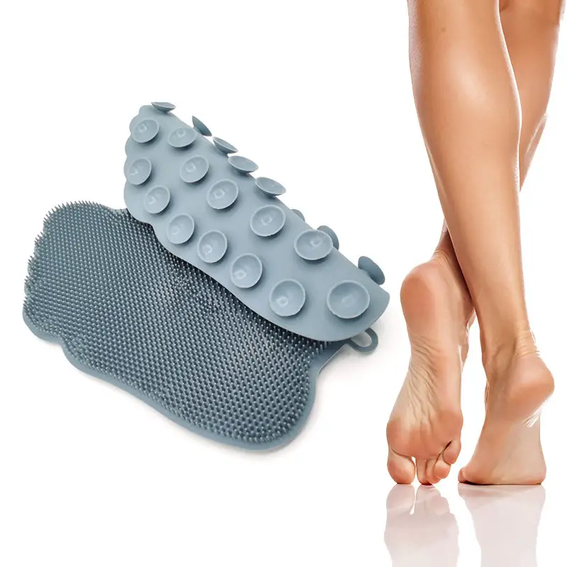 Silicone Foot Cleaner Brush Mat for Shower Foot Massager for Foot Bath