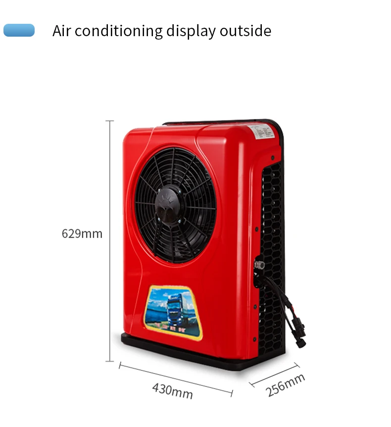 Junyize 10500btu грузовик Электрический Сплит кондиционер 12 В стояночный 24 для автомобиля RV тракторы Camper Van Motorhome