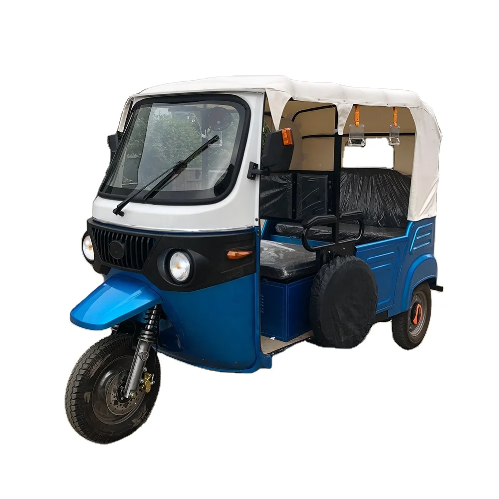 3-колесный автомобильный рикша Bajaj бензиновый Электрический гибридный тук-тук с 6 пассажирами