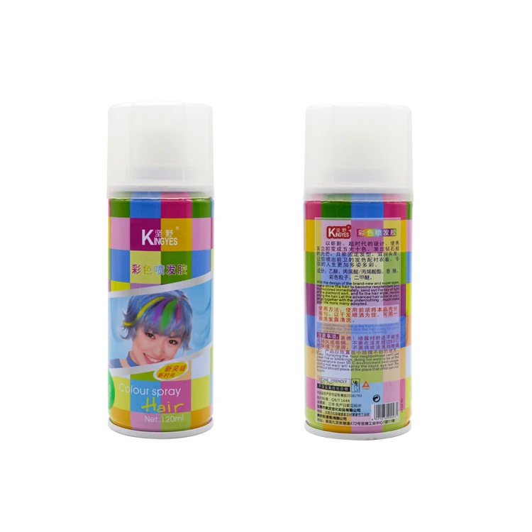 Hair color spray Cosplay Birthday New Year Christmas Gift Safe Hair Colored Highlighted Washable Hair Dye Spray