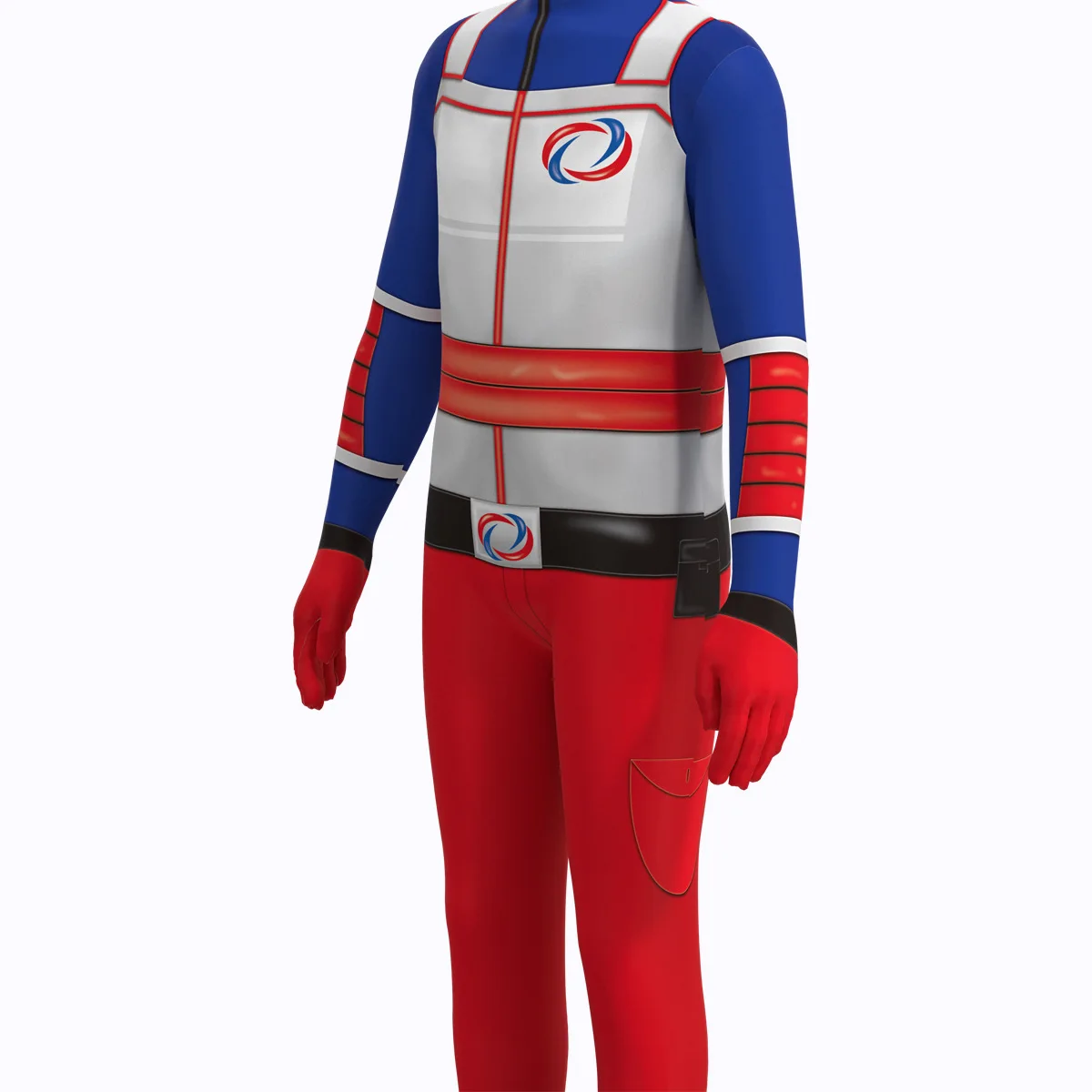 Adventure of the No Super Boy Kid danger cosplay costume one-piece tights,cosplay costume anime for Child