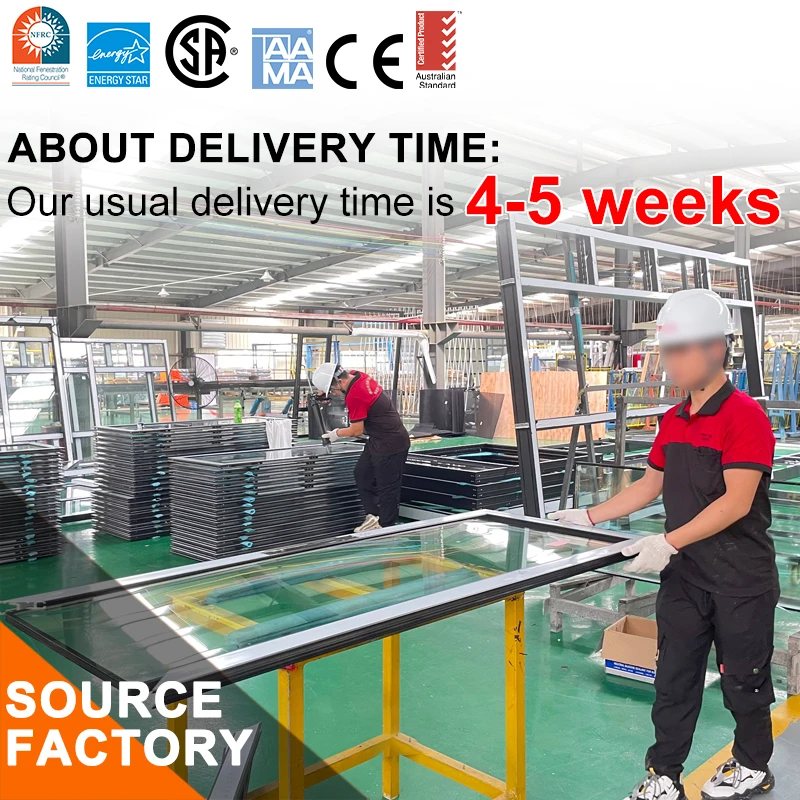 WANJIA Factory Automatic Double Glass 3 Track Slide Door Interior Sliding Door System Customized Color Patio Sliding Door