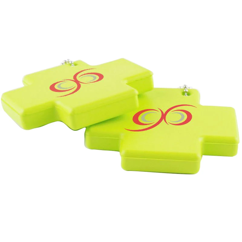 Guangzhou Factory Wholesale Custom Personalized Cross Shape PU Foam Keychains