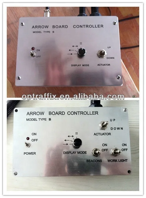 Power Driven Rotatable Arrow Board LED 15 or 25 Lights VMAB Vehicle Mounted Arrow Board