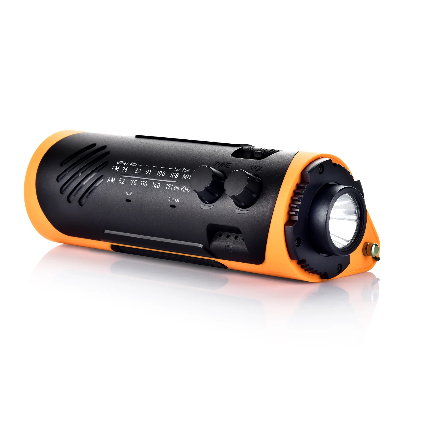 Newest Model Solar Flashing Light Multi-functional and Portable Waterproof Emergency Solar FM Radio