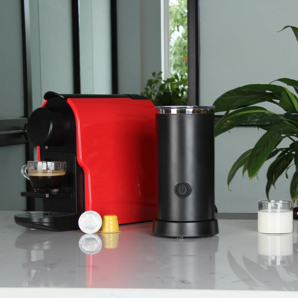 Good Quality Black Home Milk Frother Coffee And Milk Heater For Sale