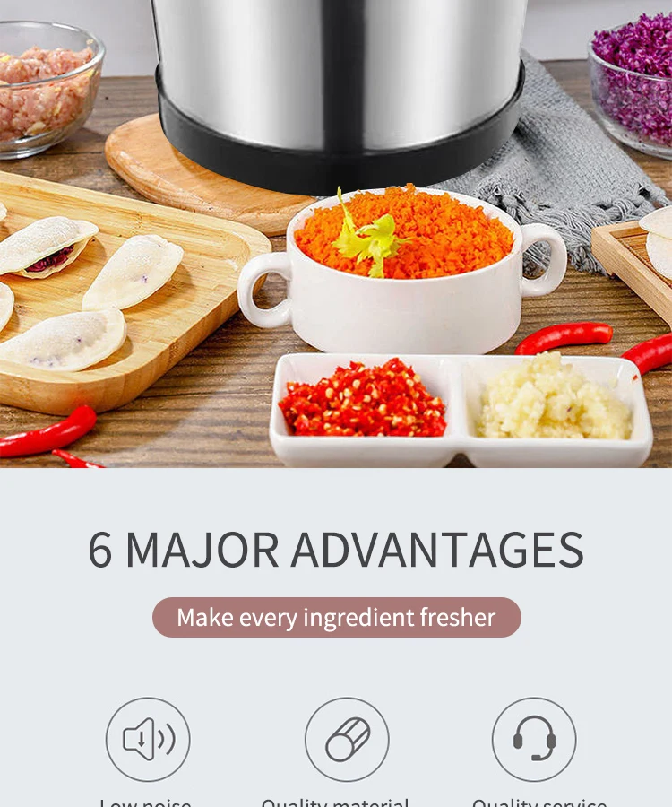 6L foufou mix german electric commercial food processor yam pounding blender  fufu machine pounder  in ghana meat g