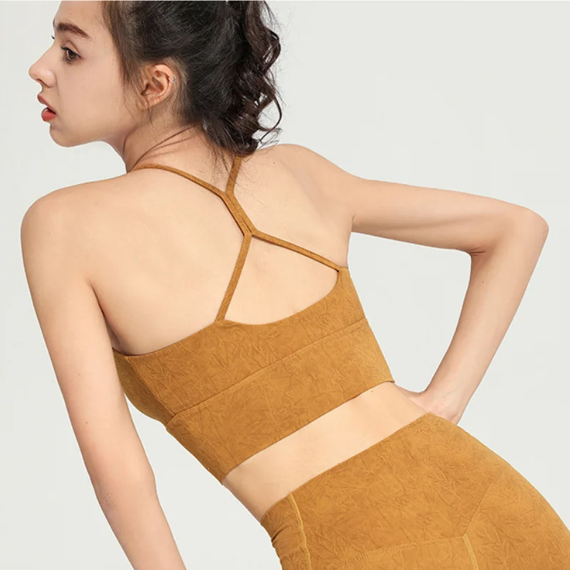 TOPKO High Quality sports customizable work out yoga apparel woman tank top Custom Logo design fashion custom yoga vest bra