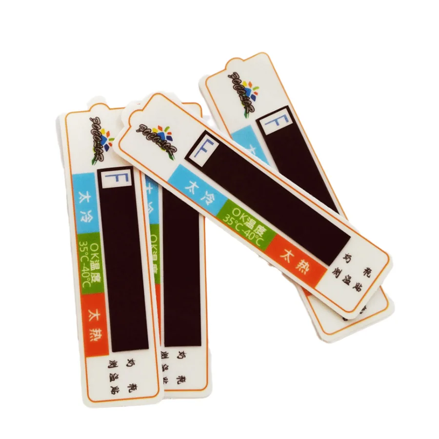 Рекламные подарки быстрое легкое чтение Экологичная наклейка на термометр для бутылки молока